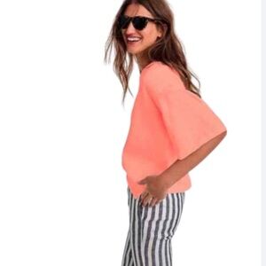 J. Crew Dramatic-Sleeve Cotton Sweater